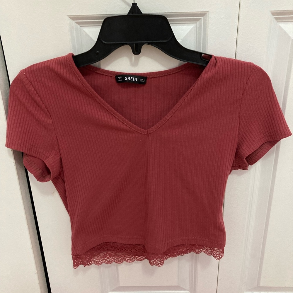 Red Crop Top